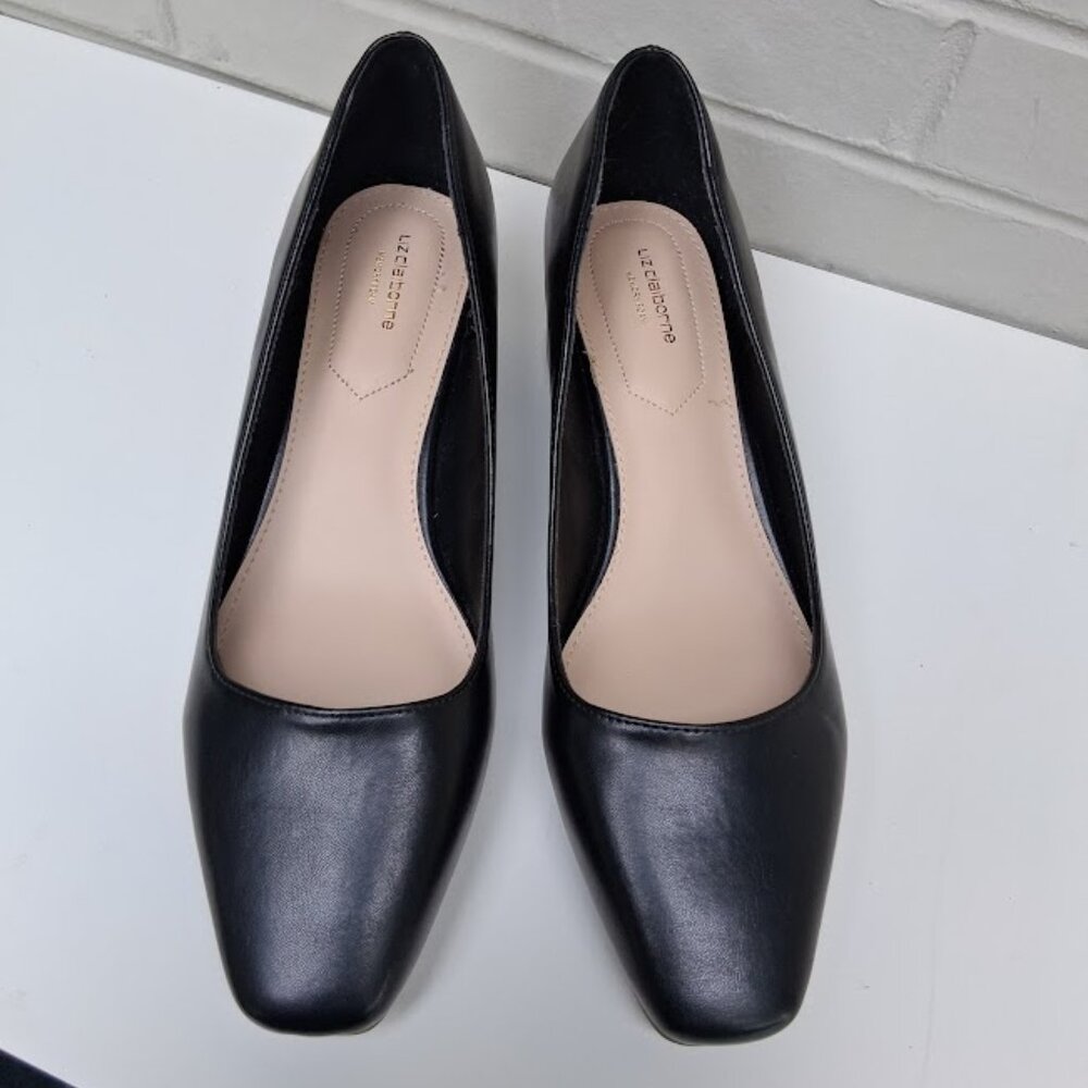 Women fashion Black low Heel Shoe's